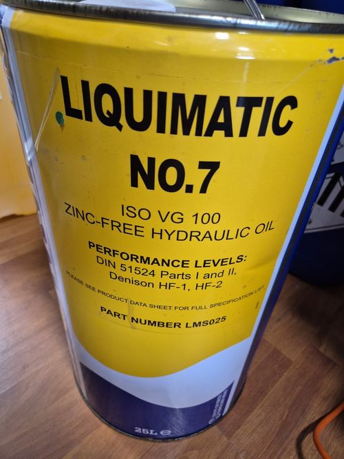 Morris Lubricants Liquimatic No.7 ISO VG 100 Hydraulic Oil 25L Drum Zinc-Free — image 4