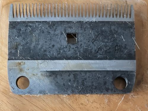 Lister Horse Clipping Blades  Stamped A2 Fine , Used Only Once. — image 2