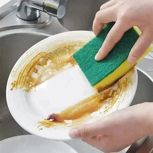 30 Pack Kitchen Cleaning Sponges Scourers Washing Up Non-Scratch for Dish Pad — image 5