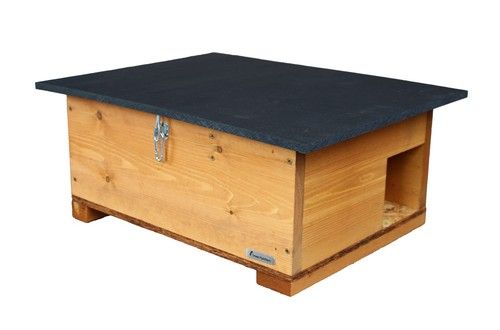 Eco-Friendly Wooden Hedgehog House and Hibernation Shelter Waterproof Rot-Proof