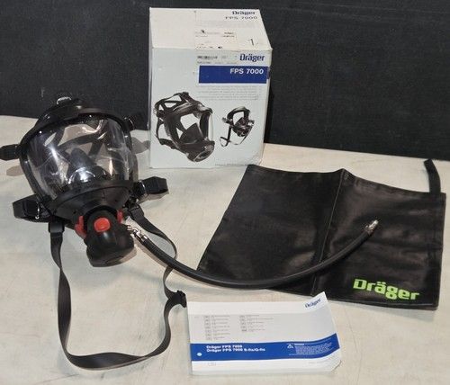 Dräger FPS 7000 Breathing Apparatus Mask With Lung Demand Valve  - New