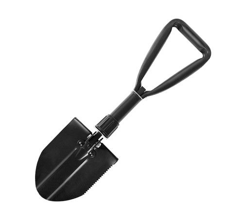 Folding Shovel Spade Digging Multifunctional Compact Outdoor Camping Blac