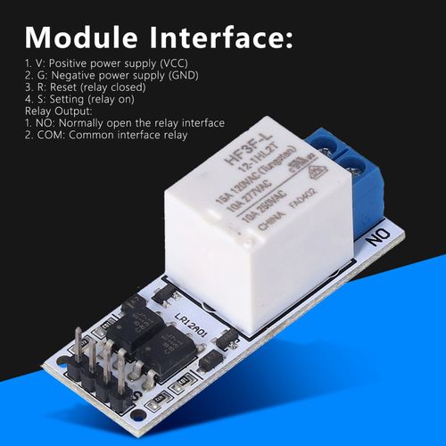 Latching Relay Module Hold Switch Bistable Self Locking Flip Flop Boar — image 20