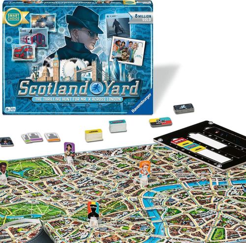 Smart Choice Scotland Yard Board Game Family Strategy 2 to 6 Player Game — image 1
