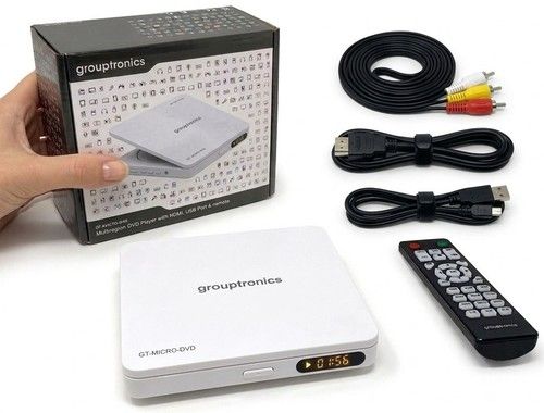 DVD Player Mini Multi Region HDMI Powered From USB or Mains 1080p GT-MICR-DVD