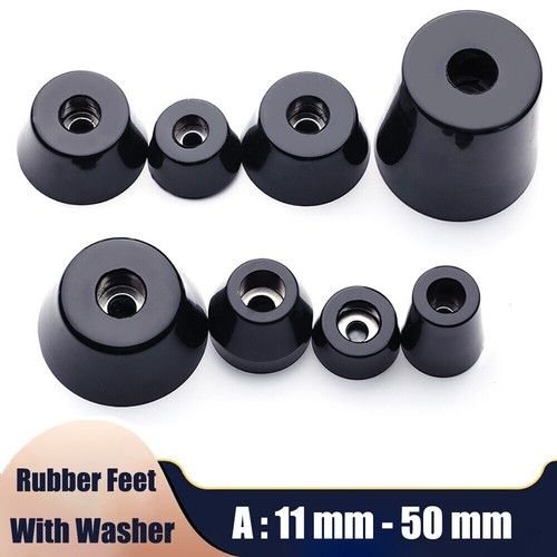 Rubber Feet for Speaker Cabinets Flight Cases Amplifier With Washer Small&Large