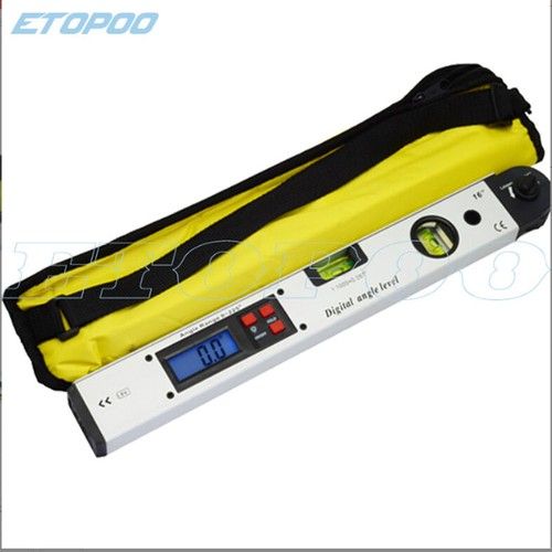 0-225° Digital Angle Finder Ruler Aluminum Measuring Gauge Backlit Protractor