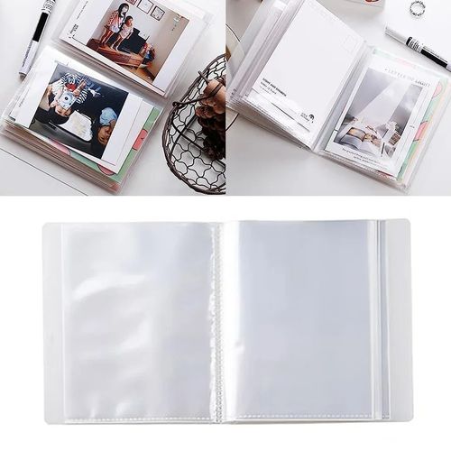 40 Sheets Postcard Storage Book Portable Photo Album Cards Holder Home Use — image 2