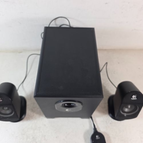 Logitech 2.1 PC Speaker System X-210 S-0191B Subwoofer Wired Remote Tested — image 7