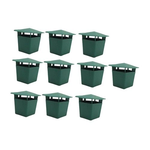 Aquarium Snails Trap and Garden Slug House Reusable Green Plastic Catcher Kit