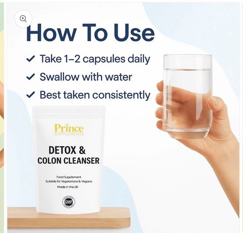 Detox Colon cleanse strong vegan uk made  Capsules /Tablets weight loss pills — image 3