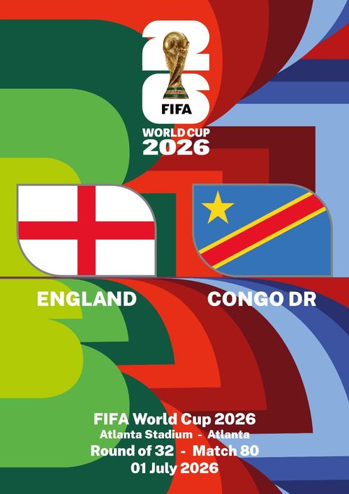Program England - Congo DR World Cup 2026 Football Team — image 1