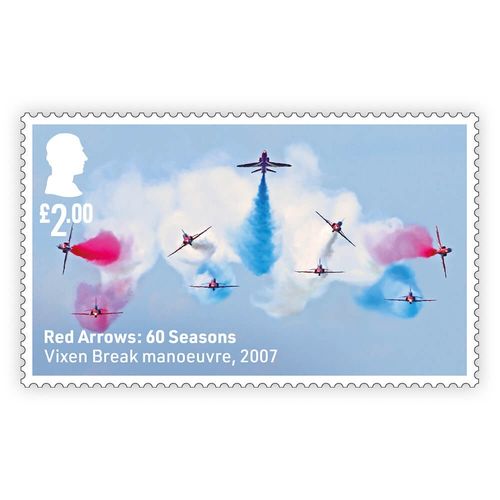 Red Arrows 50p BU Coin and Stamps Cover from Royal Mail, The Royal Mint — image 13