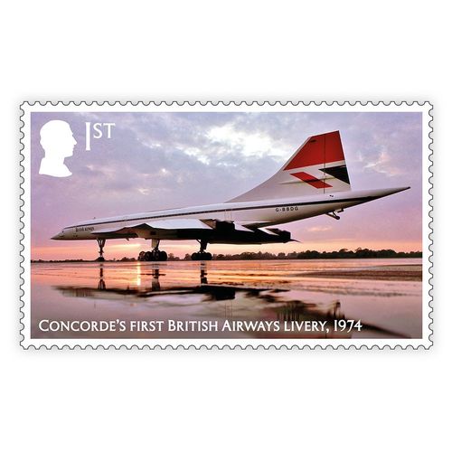 Concorde Stamps Coin Cover 50p Brilliant Uncirculated fr Royal Mail Royal Mint — image 10