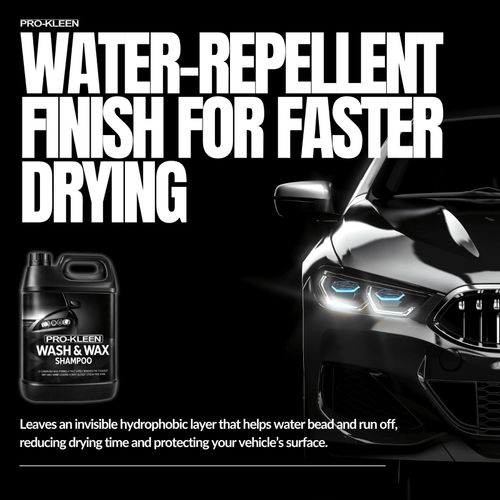 ProKleen Wash & Wax Shampoo Car Carnauba Shine Polish Professional Cleaning 5L — image 5