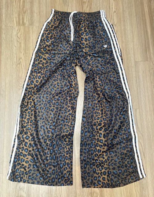 adidas Originals Women’s Leopard Print Track Trousers Brown/Black/White M