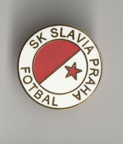 SK Slavia Prague ( Czech Republic ) - lapel badge No.2 butterfly fitting
