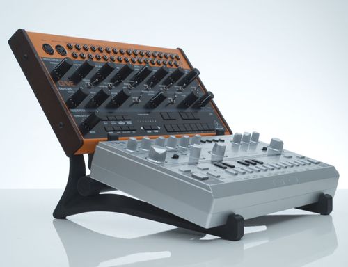 Dextend 2 Tier Performance Stand for Behringer TD3 RD6 Crave Spice Grind Edge — image 1