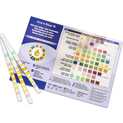 25 Urine Test Strips 10 Parameter Urinalysis Professional GP Sticks(5x5 Pack) — image 9