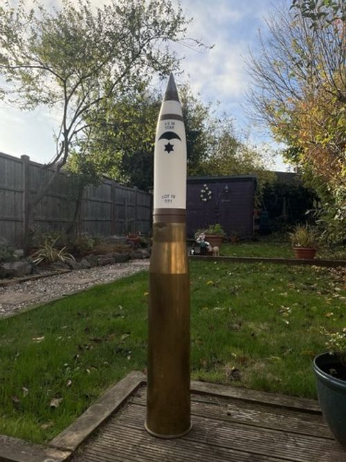 3D Printed Replica 4.5 Inch Star Shell - Features Accurate Stencilled Details