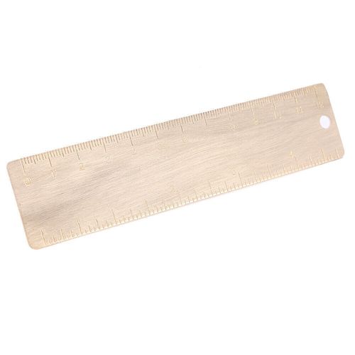 Mini 12CM Brass Caliper Scale Ruler Small Ruler Measuring Tool New — image 5