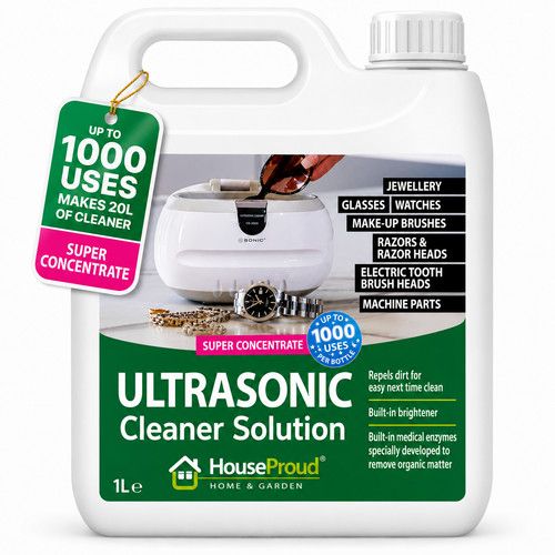 Ultrasonic Cleaner Solution Fluid 1L Concentrate Jewellery Watch Denture 20L