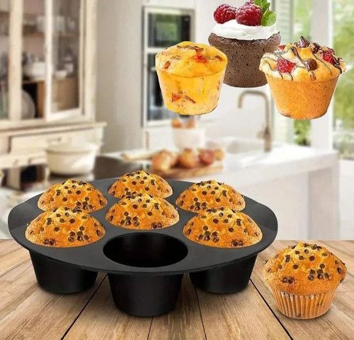 Air Fryer Silicone Pot – Reusable Basket Liner Baking Tray Muffin Cake Mold Tray