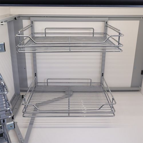 Pull Out Kitchen Magic Corner Baskets Cupboard Larder Storage Shelf Soft Close — image 8