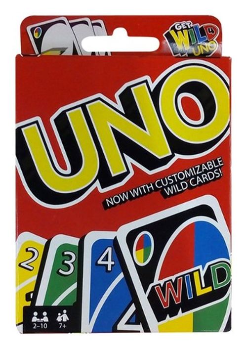 Mattel Wild UNO Card Game 112cards Family Children Friends Party Gift