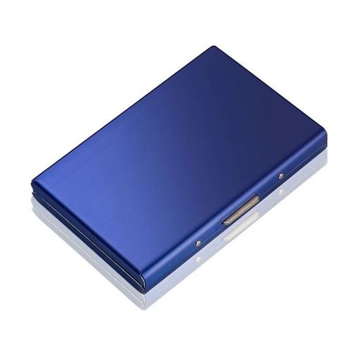 Stainless Steel Card Holder 10 Slots RFID Blocking Slim Metal Credit Card Wallet — image 1