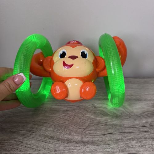 Bright Starts Roll & Glow Monkey Musical Crawling Baby Toy Lights Tested — image 8