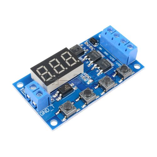 DC12V 24V Dual MOS LED Digital Delay Controller Trigger Cycle Timer Delay Switch — image 4