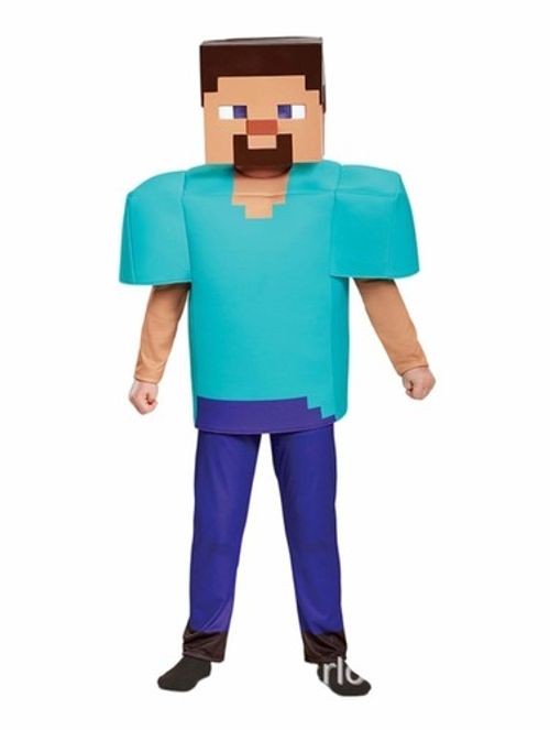 NEW Kids Minecraft Halloween Cosplay Costume Jumpsuit Fancy Dress Party Outfit🎁