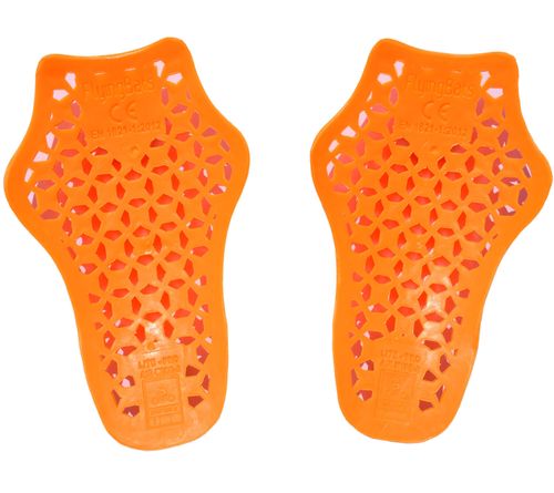 Flat Flexible Level 2 Biker Jacket Shoulder Elbow Armour Inserts Upgrade 4Pc Set — image 4
