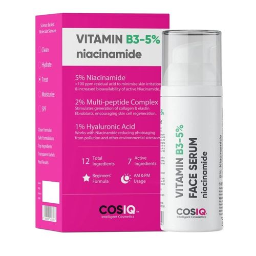 Cos-IQ B3-5% Niacinamide Face Serum for Clear Glowing Skin 30ml — image 1
