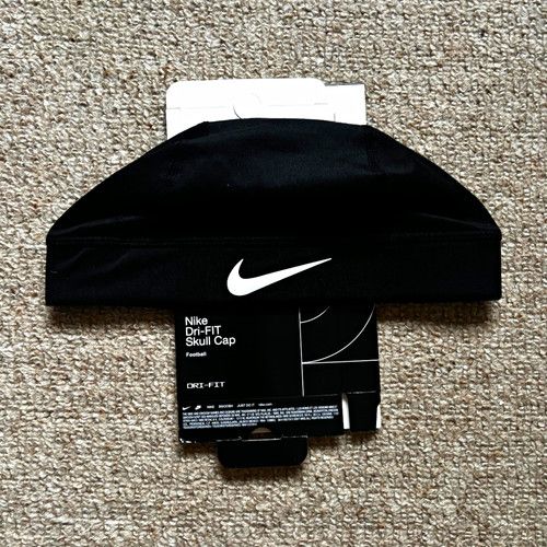 Nike Dri-FIT Skull Cap Black One Size Unisex Adults Football Breathable