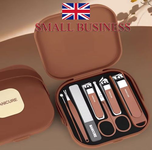 Stainless Steel 7pcs Manicure Set, Nail Clipper Kit, Personal Care Tools — image 1