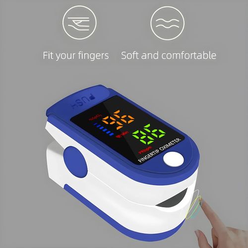 Heart Rate Monitor Oximeter Blood Oxygen SpO2 Finger Pulse Saturation Meter UK — image 2