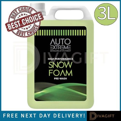 SNOW FOAM SHAMPOO 3L AUTO EXTREME CAR VEHICLE PRE WASH FOAM CLEANER LIQUID NEW