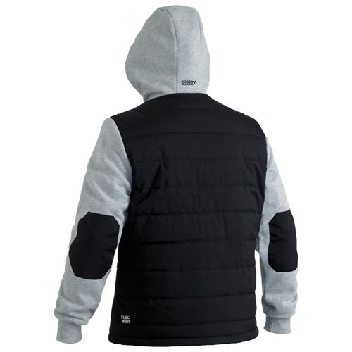 Bisley Workwear Flex Move Jacket Hooded Puffer Fleece  Long Sleeve S-3XL — image 5