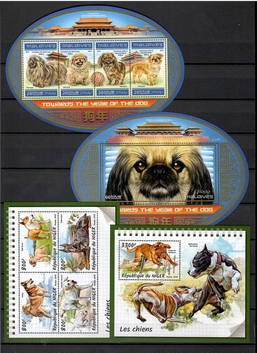 DOG breeds / dogs collection Pt. 2 (countries M-S) - 52 s/s MNH #CNA402 — image 8