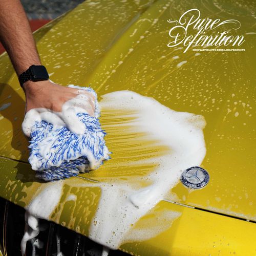 Car Cleaning Sponge Microfibre Pad 4 Pack Washing Auto Detailing Pure Definition — image 2