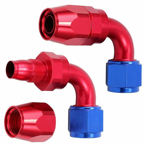 AN6 -6AN 5/16" Stainless Steel Braided Gas Fuel Hose End Kit Oil Line WST — image 7