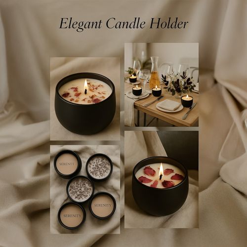 15–24 Pack Clear Candle Jars 7oz–4oz with Bamboo Lids Thick Glass Empty Candle — image 5
