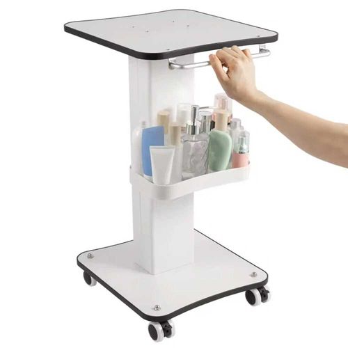 Beauty Salon Trolley On Wheels SPA Machine Storage Trolley Rolling Cart White,UK — image 11