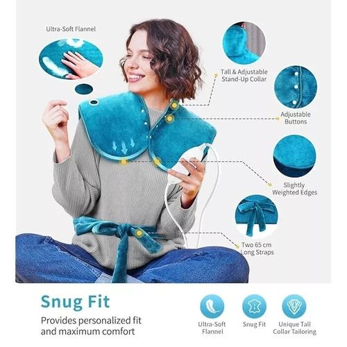 Hosome Electric Heating Pad for Neck Shoulder Back Warmer Pain Muscle Relief NEW — image 5