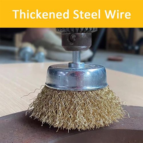 27 Pcs Wire Brush Set Rotary Drill Attachment Wheel Cup Flat Sanding — image 8