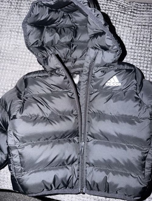 Adidas Baby Puffer Coat Black 6-9 Months Never Worn Without Tags Brand New