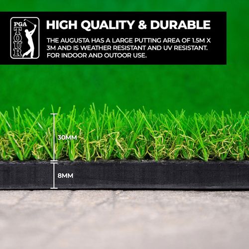 PGA TOUR Golf Putting Green Giant Augusta Practice Mat Putt Training Aid 1.5x3m — image 5