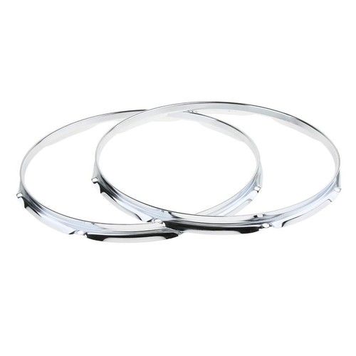 2pcs Iron Snare Drum Hoop Ring Rim Hardware Percussion Parts 10/12/13/14 Inch